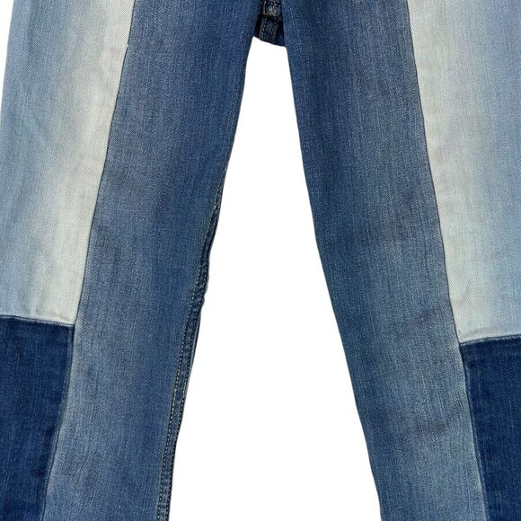 Hollister High Rise Vintage Flare Hollister Denim Jeans Patchwork 0R W24/L32 - Picture 4 of 13